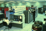 A Computer Room at the NLM, circa 1980 (photograph, 8-bit color, GIF87 format, 99 pixels high, 147 pixels wide, 12068 bytes)