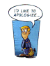 I'd like to apologize...