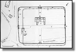 Plan das Kastells Bad Cannstatt