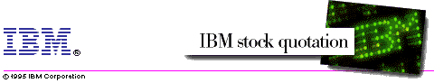 IBM stock quotation