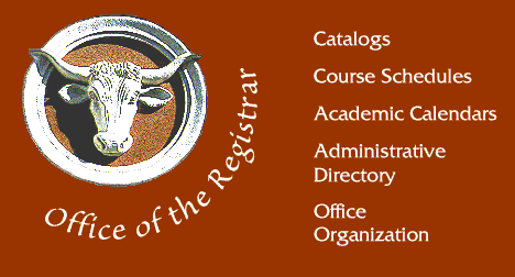 OFFICE OF THE REGISTRAR