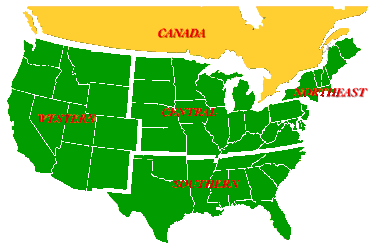 Clickable Map of Volvo Dealerships in North America