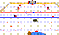 Picture of puck (hockey-like) game